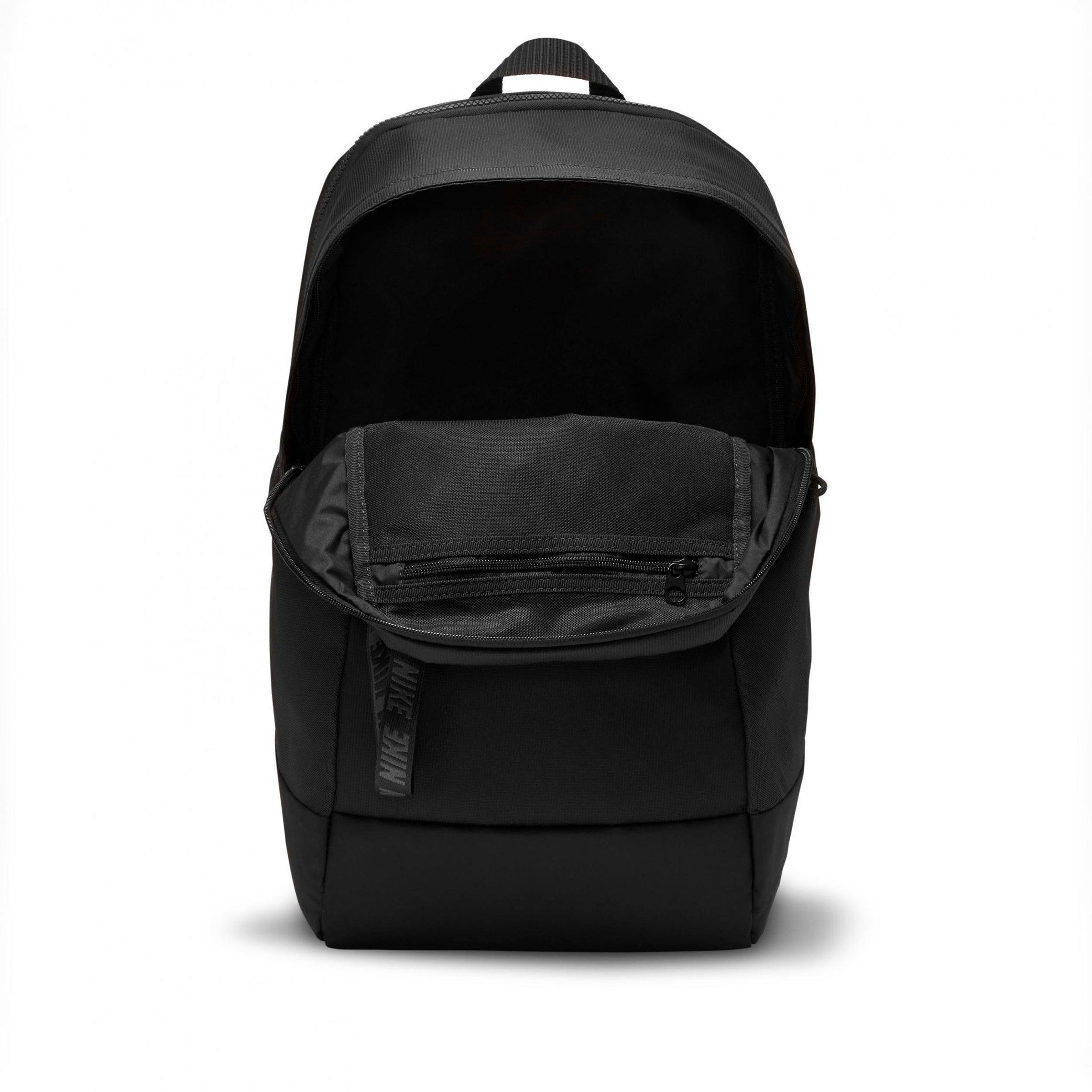 nike black and gold backpack
