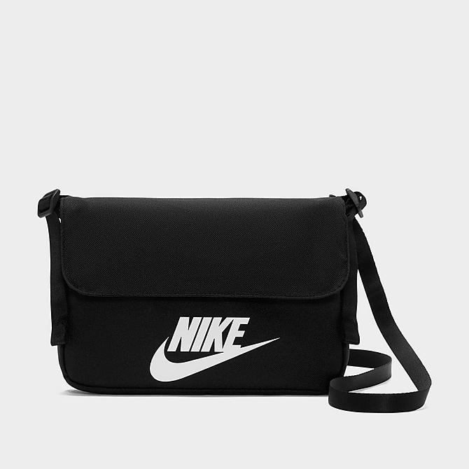 Alternate view of Nike Sportswear Revel Crossbody Bag in Black/Black/White Click to zoom