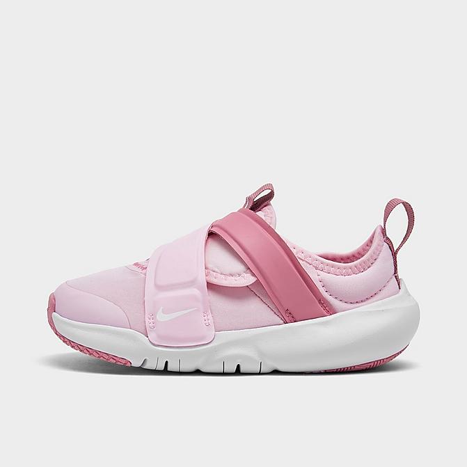 Right view of Girls' Toddler Nike Flex Advance Running Shoes in Hyper Pink/White/Elemental Pink/Pink Foam Click to zoom