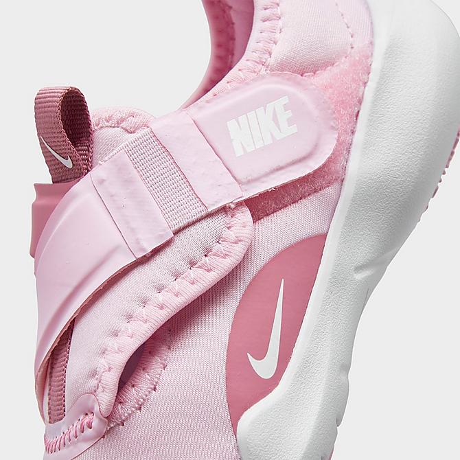 Front view of Girls' Toddler Nike Flex Advance Running Shoes in Hyper Pink/White/Elemental Pink/Pink Foam Click to zoom