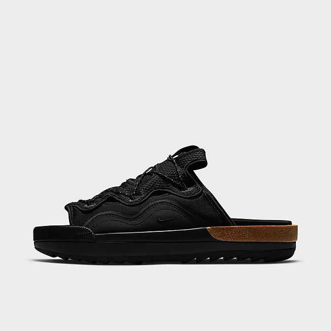 Right view of Men's Nike Offline 2.0 Slide Sandals in Black/Black/Black Click to zoom