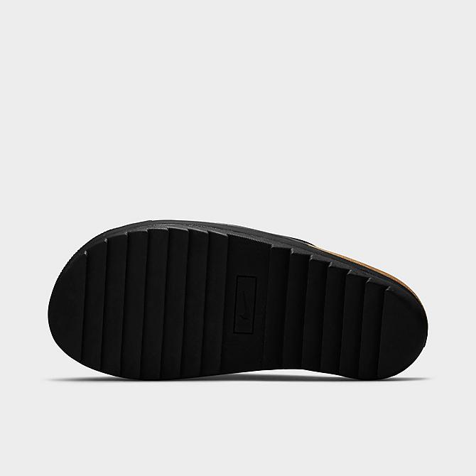 Back view of Men's Nike Offline 2.0 Slide Sandals in Black/Black/Black Click to zoom