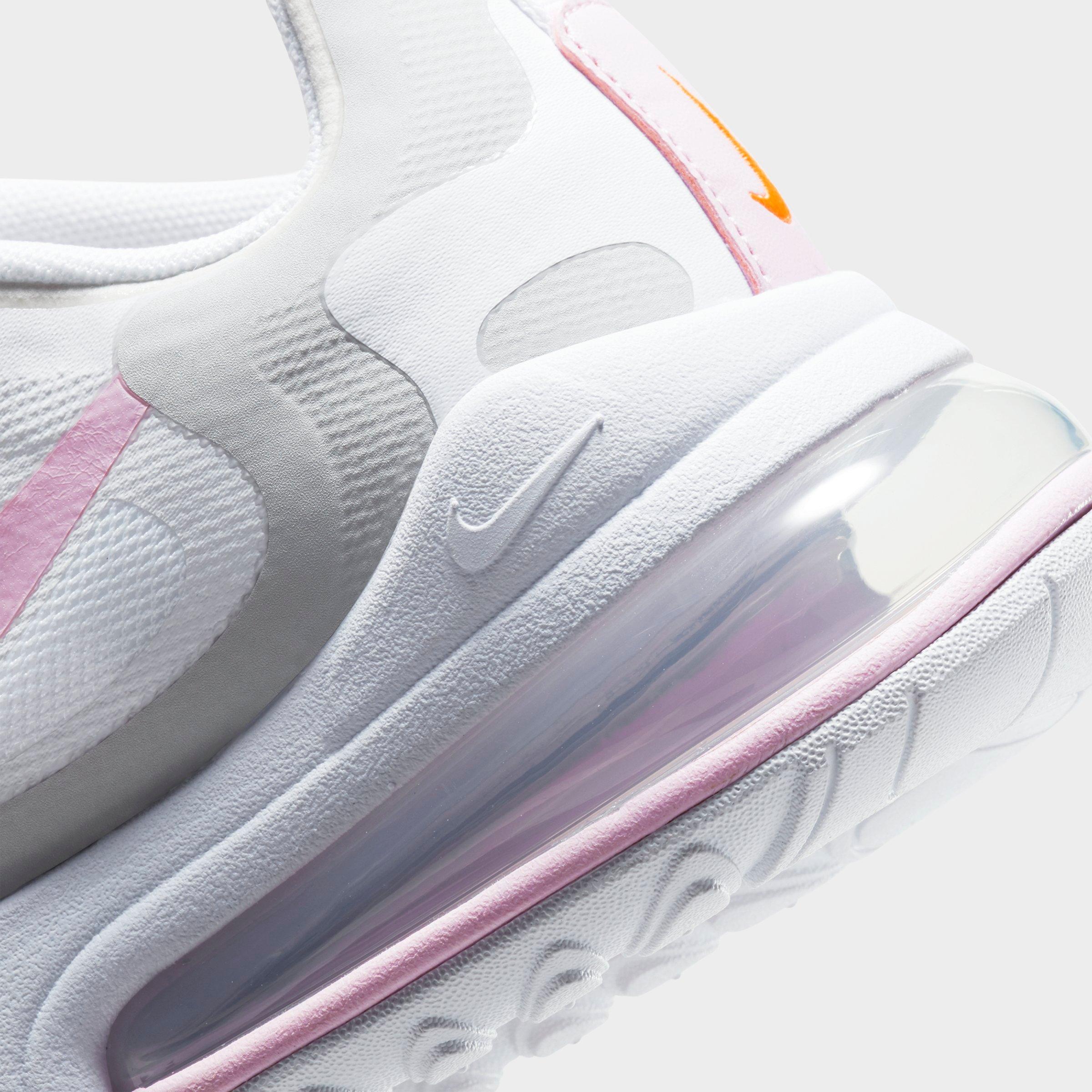 white pink and orange nike 270