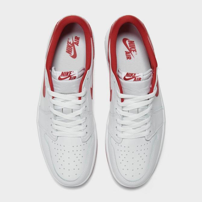 Air Jordan 1 Low White University Red