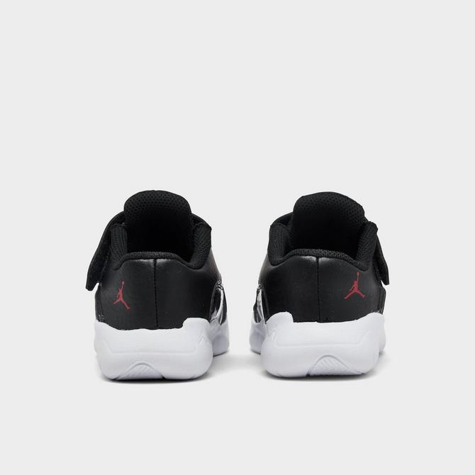 Jordan AIR JORDAN 11 RETRO LOW - Trainers - black/gym red/white