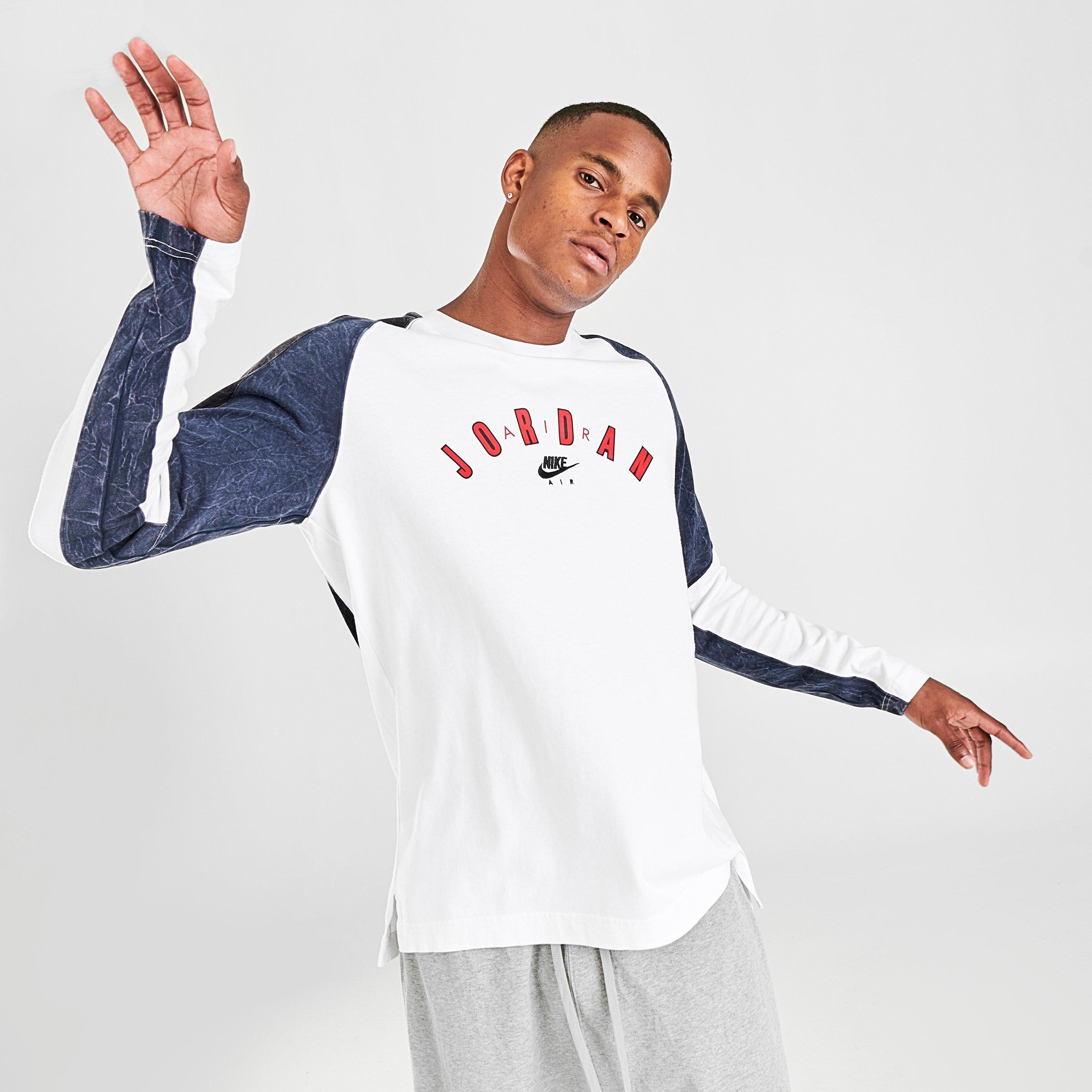 red jordan long sleeve shirt