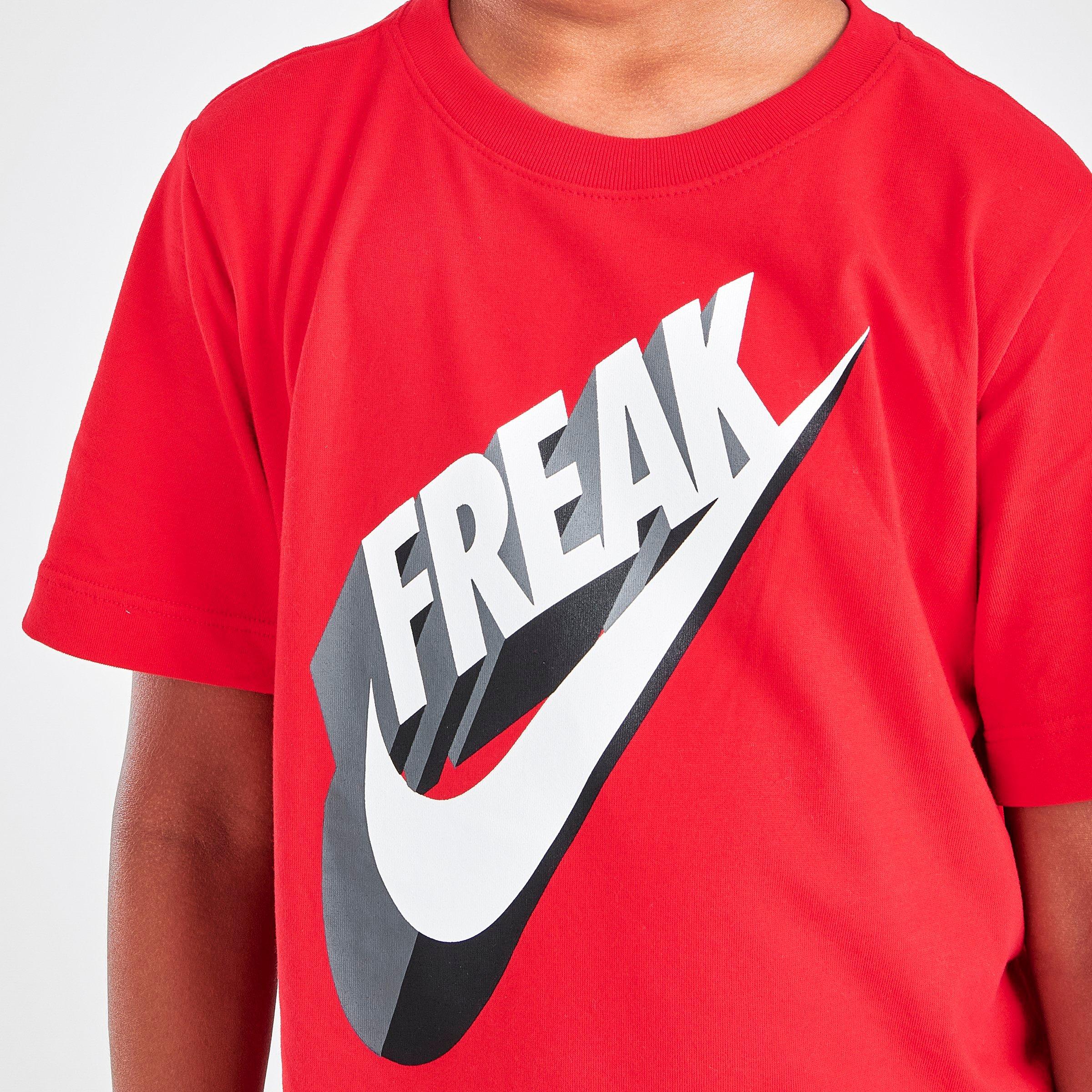 nike freak shirt red