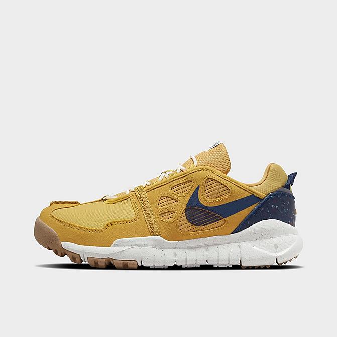 Right view of Men's Nike Free Terra Vista Running Shoes in Sanded Gold/Goldtone/Dark Sulfur/Midnight Navy Click to zoom