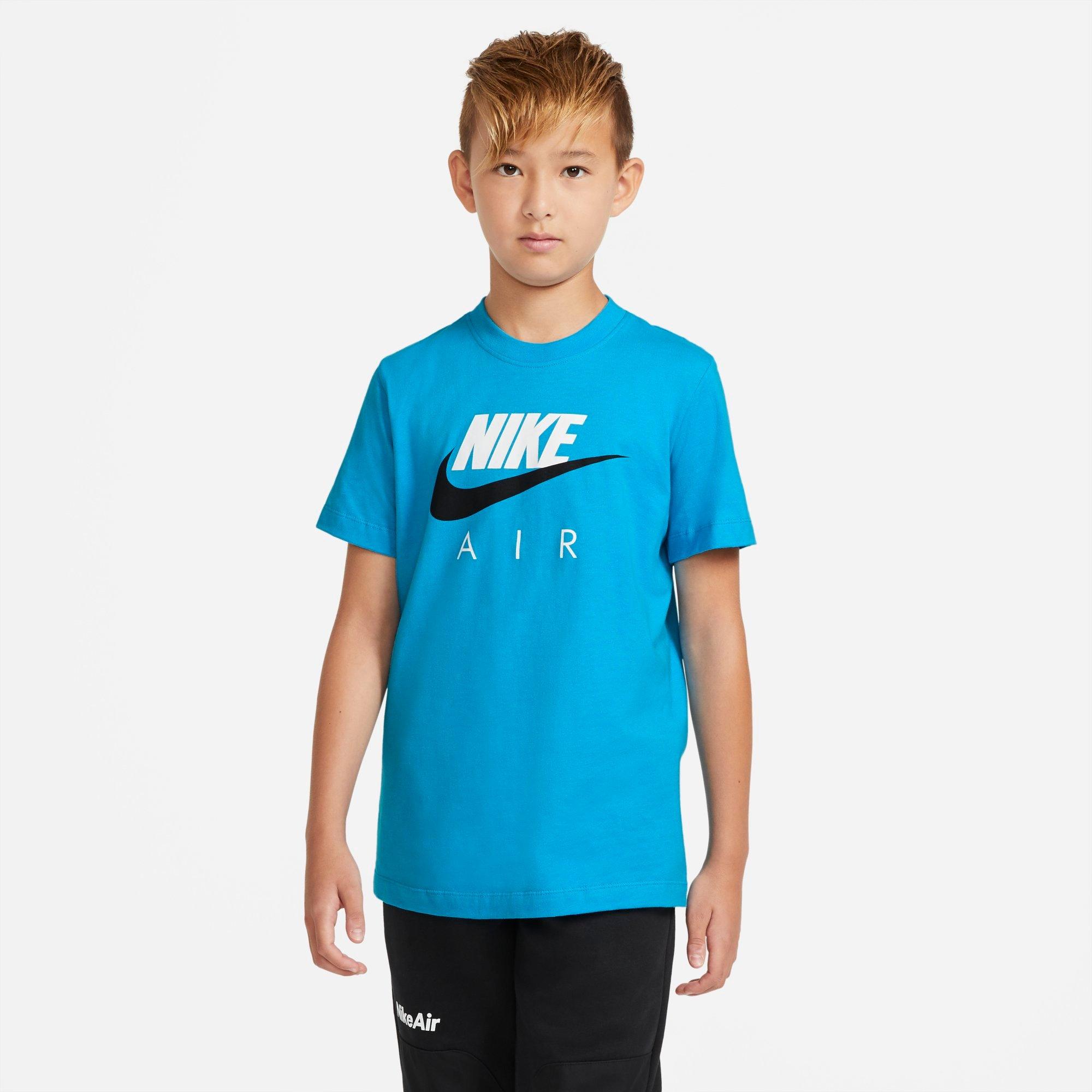 nike air t shirt blue