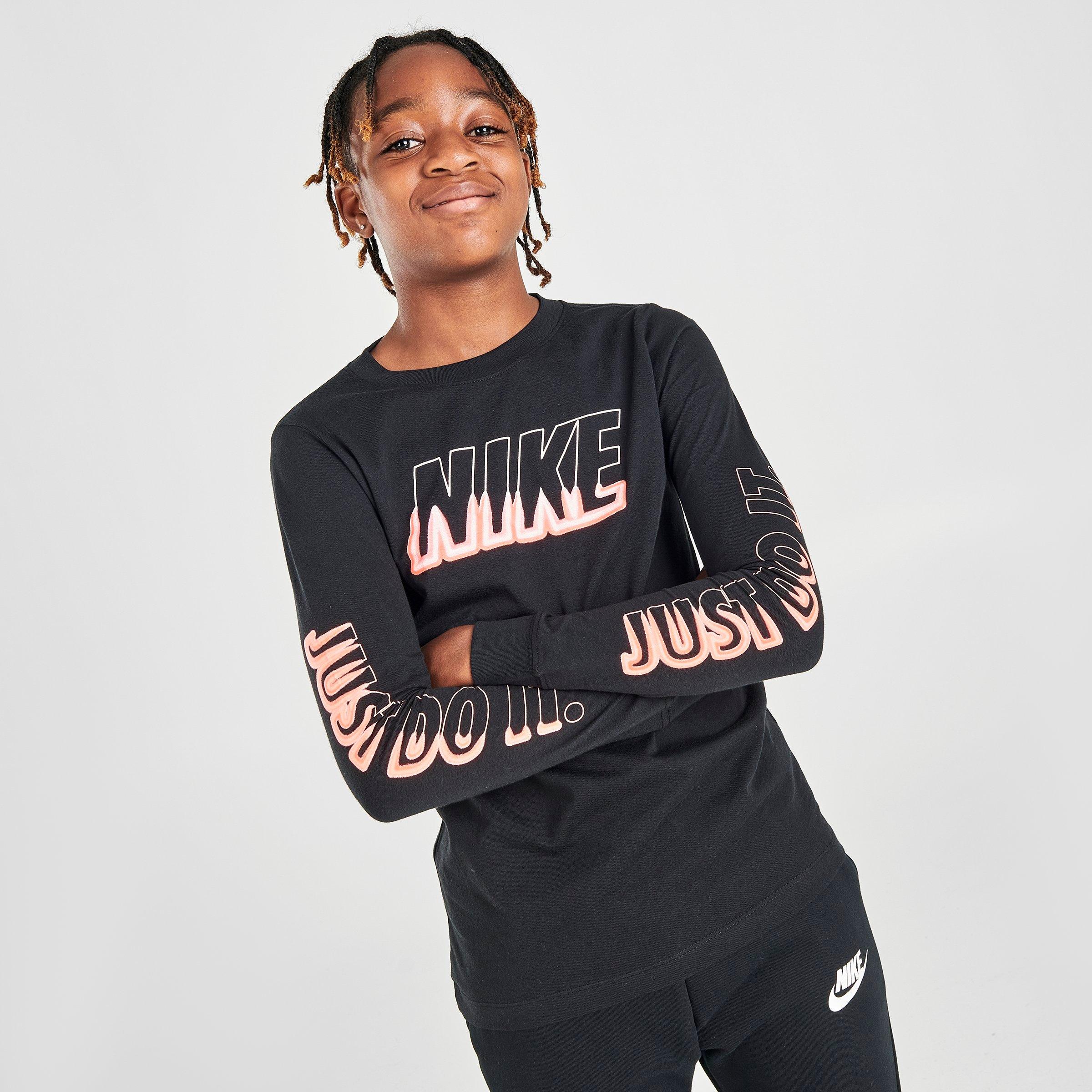 nike long sleeve graphic tee