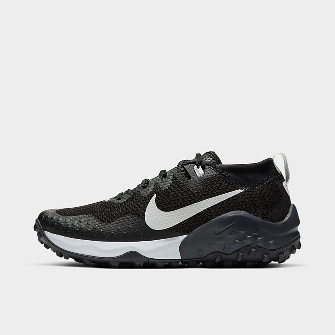 Right view of Women's Nike Wildhorse 7 Trail Running Shoes in Black/Anthracite/Pure Platinum 9 Click to zoom