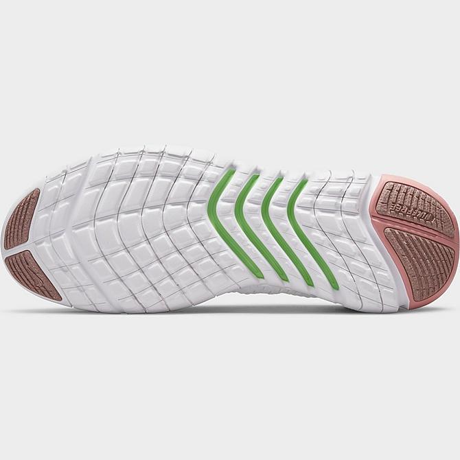 Bottom view of Men's Nike Free Run 5.0 Running Shoes in Off White/Grey Fog/White Click to zoom