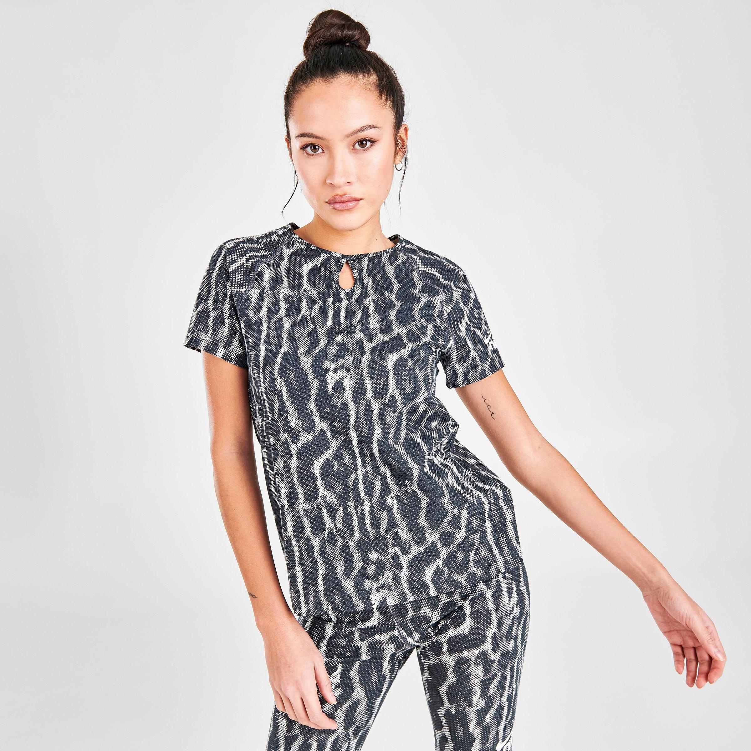 cheetah print nike shirt