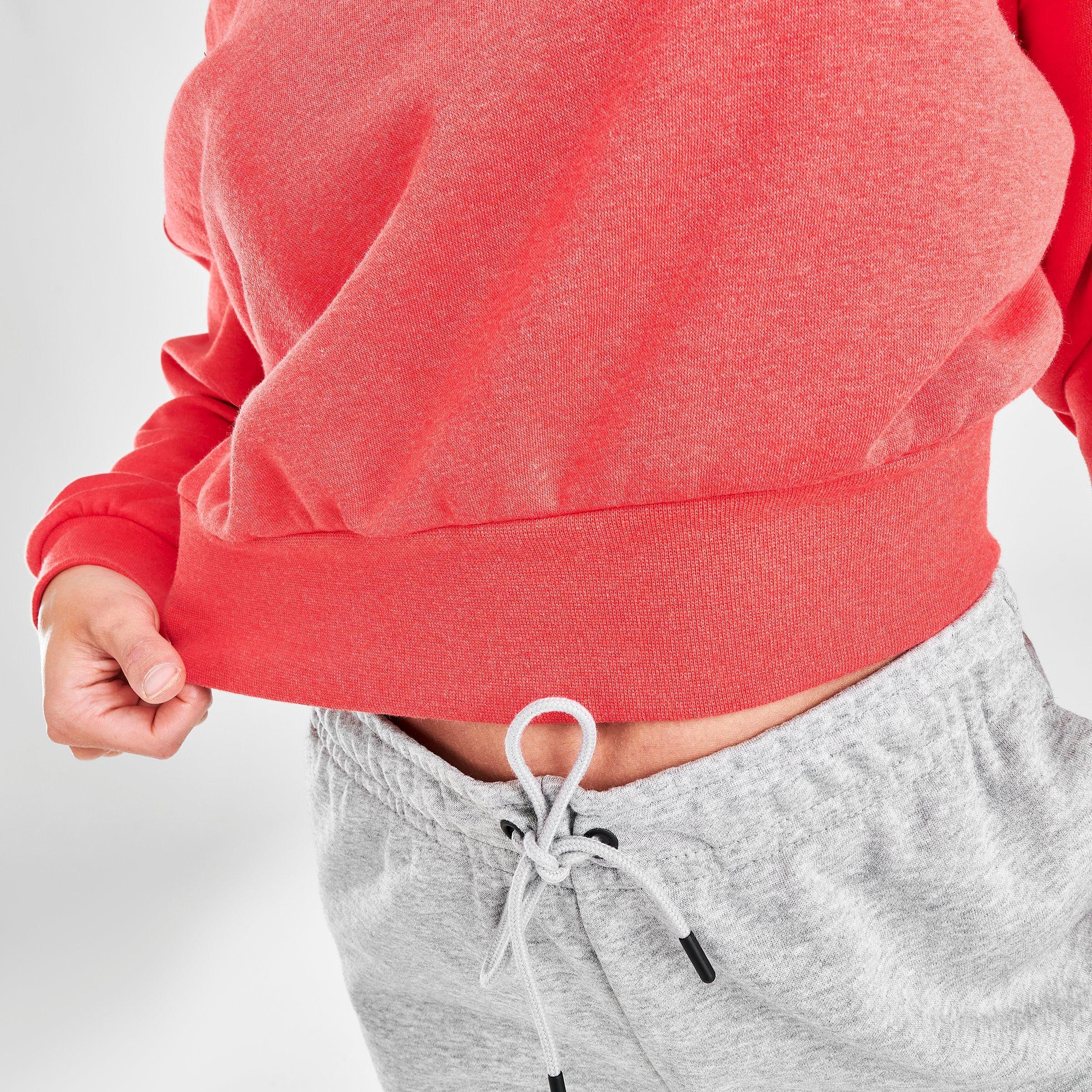 women's sportswear essential relaxed fleece cropped top