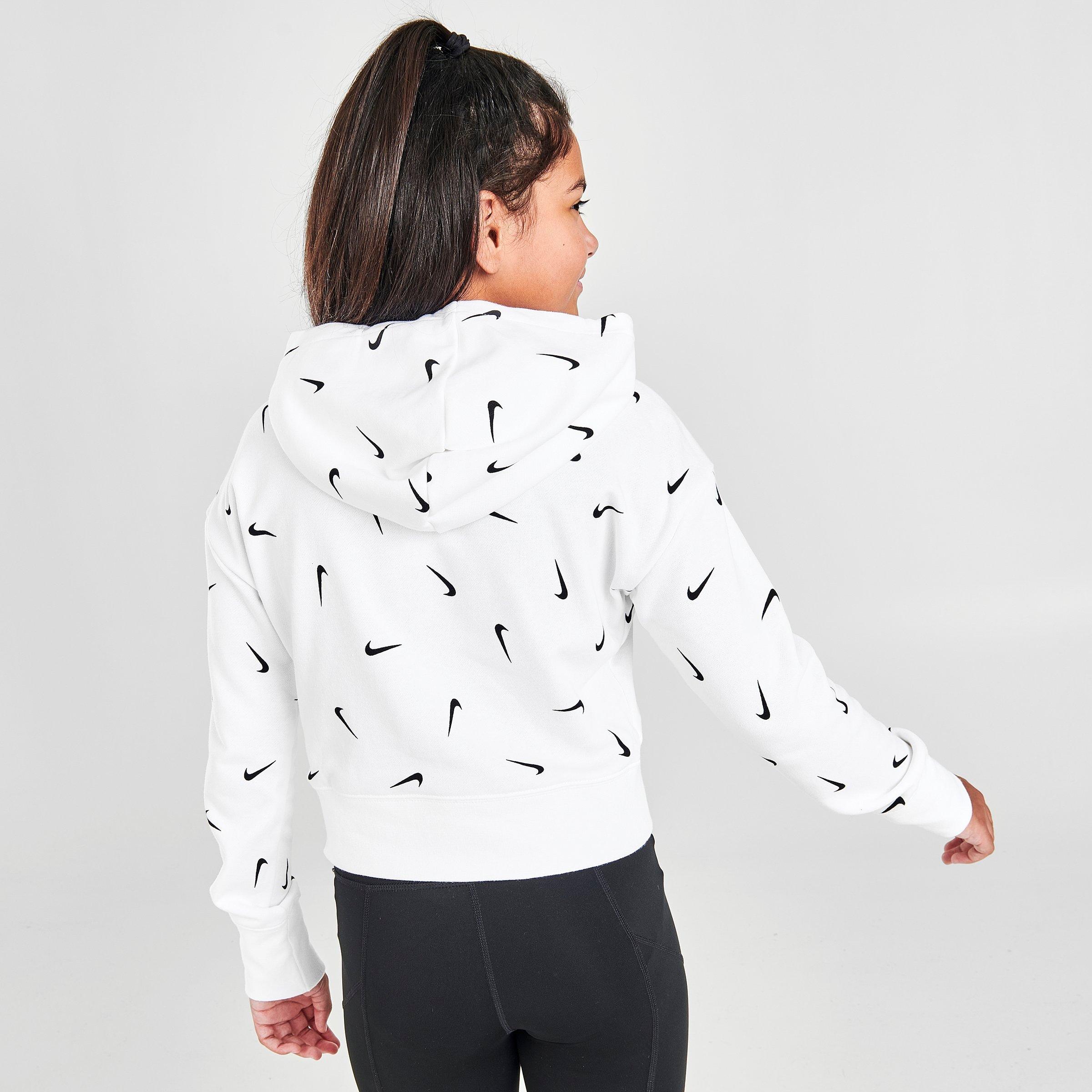 white nike hoodie girls