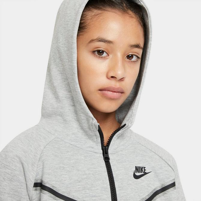 Min Destello Inclinarse Girls' Nike Sportswear Tech Fleece Full-Zip Hoodie| Finish Line