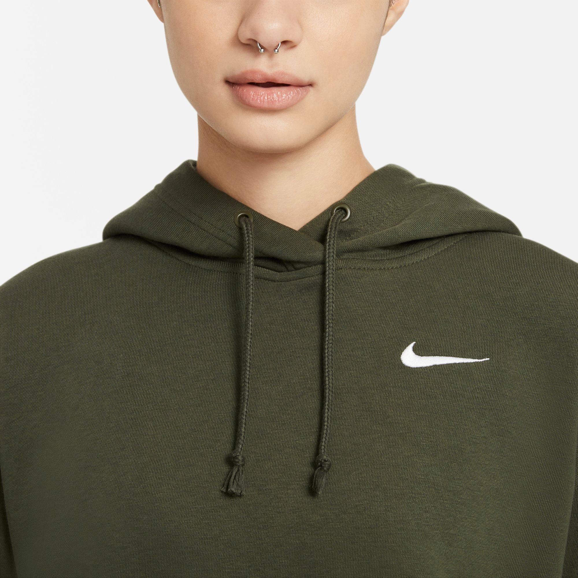 nike khaki hoodie womens