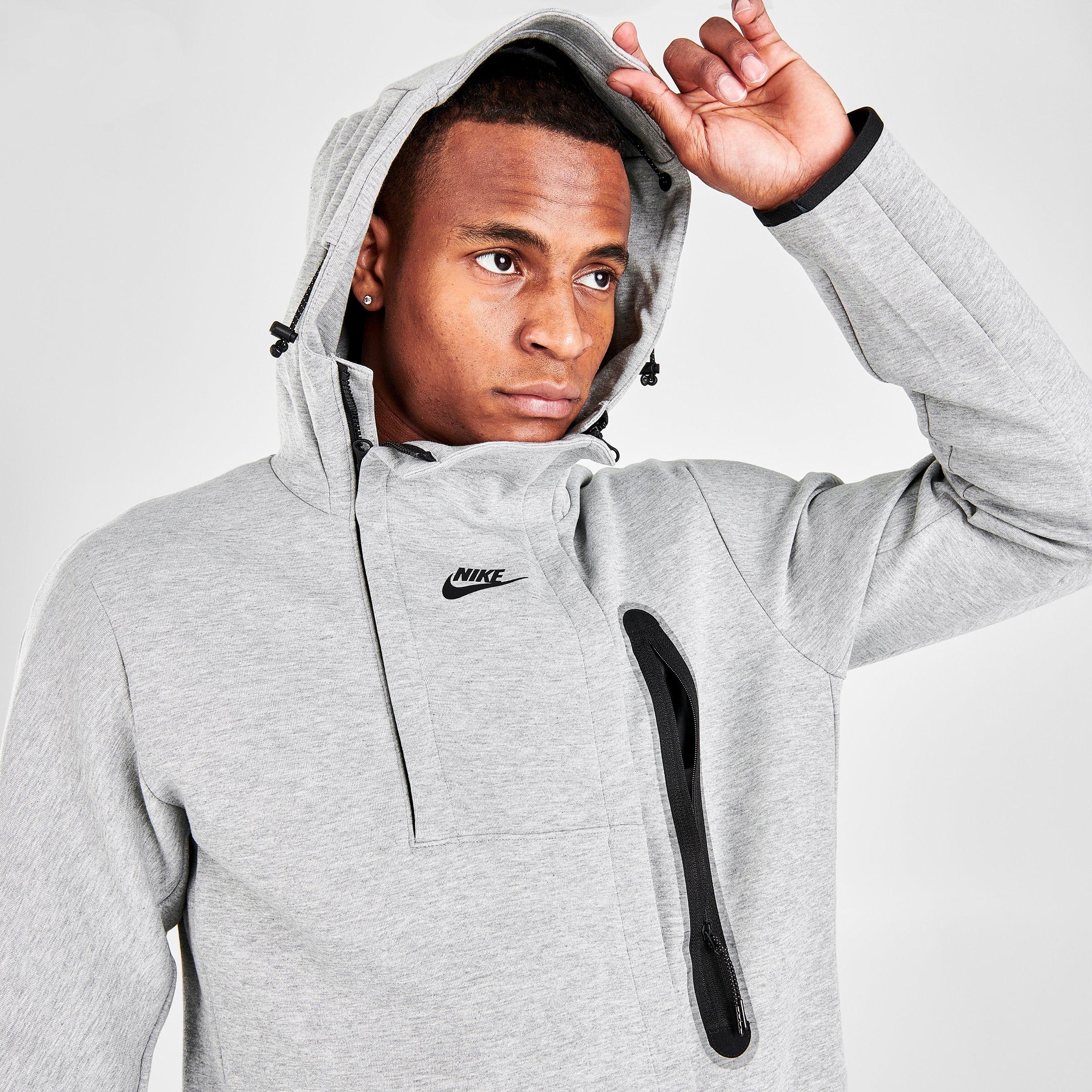 nike grey fleece jacket