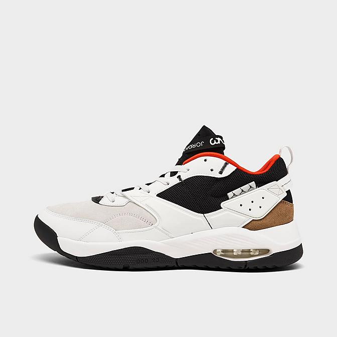 Right view of Jordan Air NFH Casual Shoes in Summit White/Chile Red/Archaeo Brown/Black Click to zoom