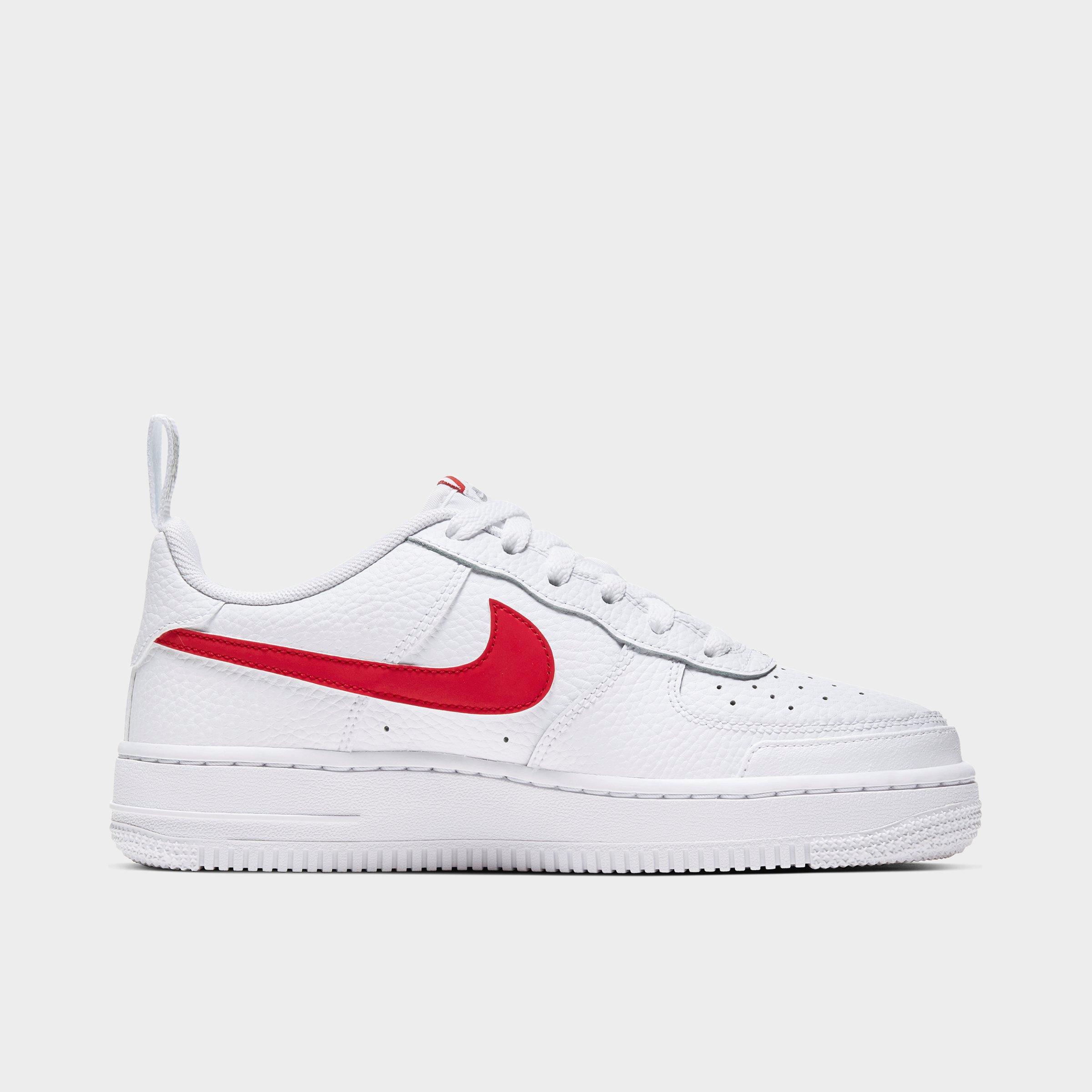 nike air force with red check