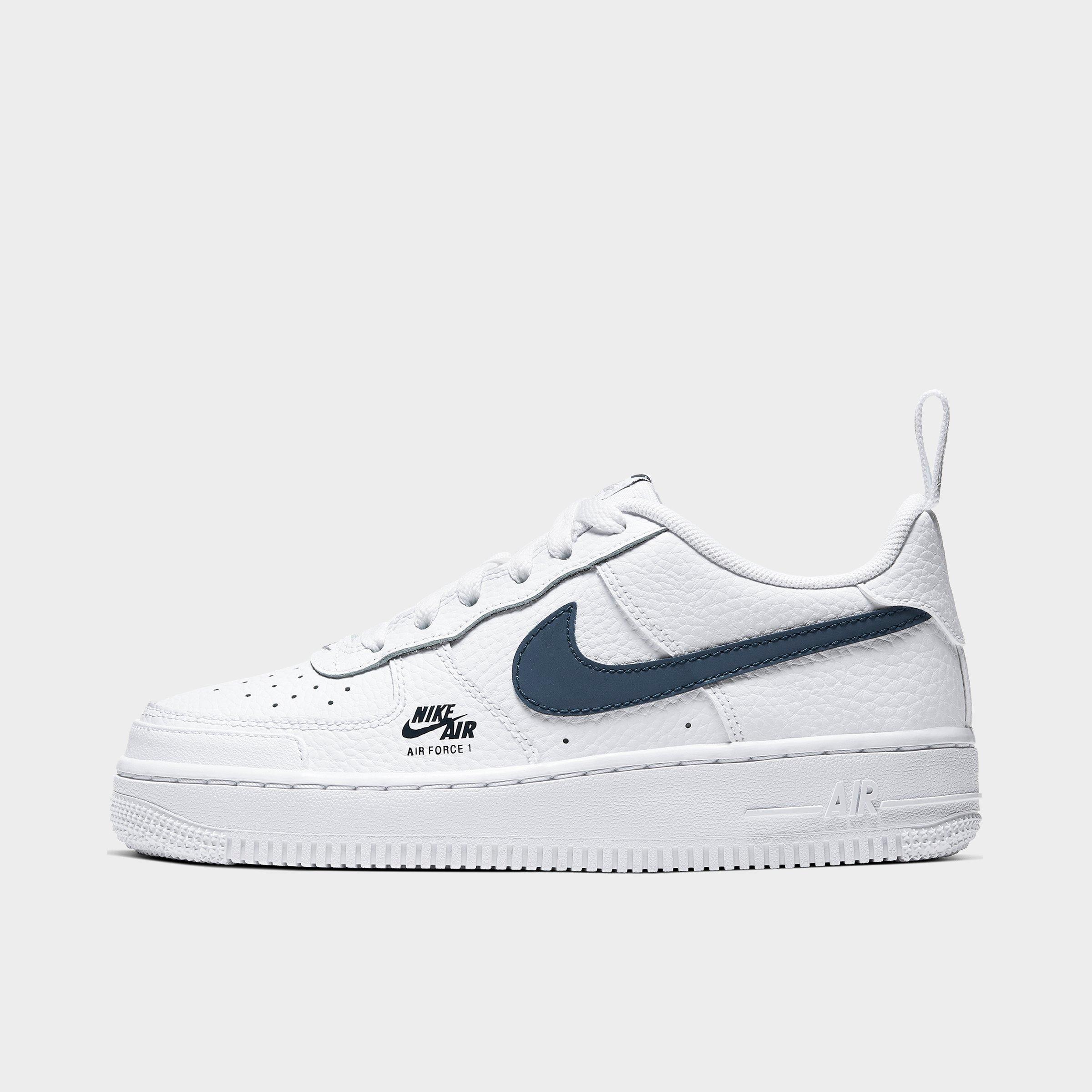 all white air force 1 big kid