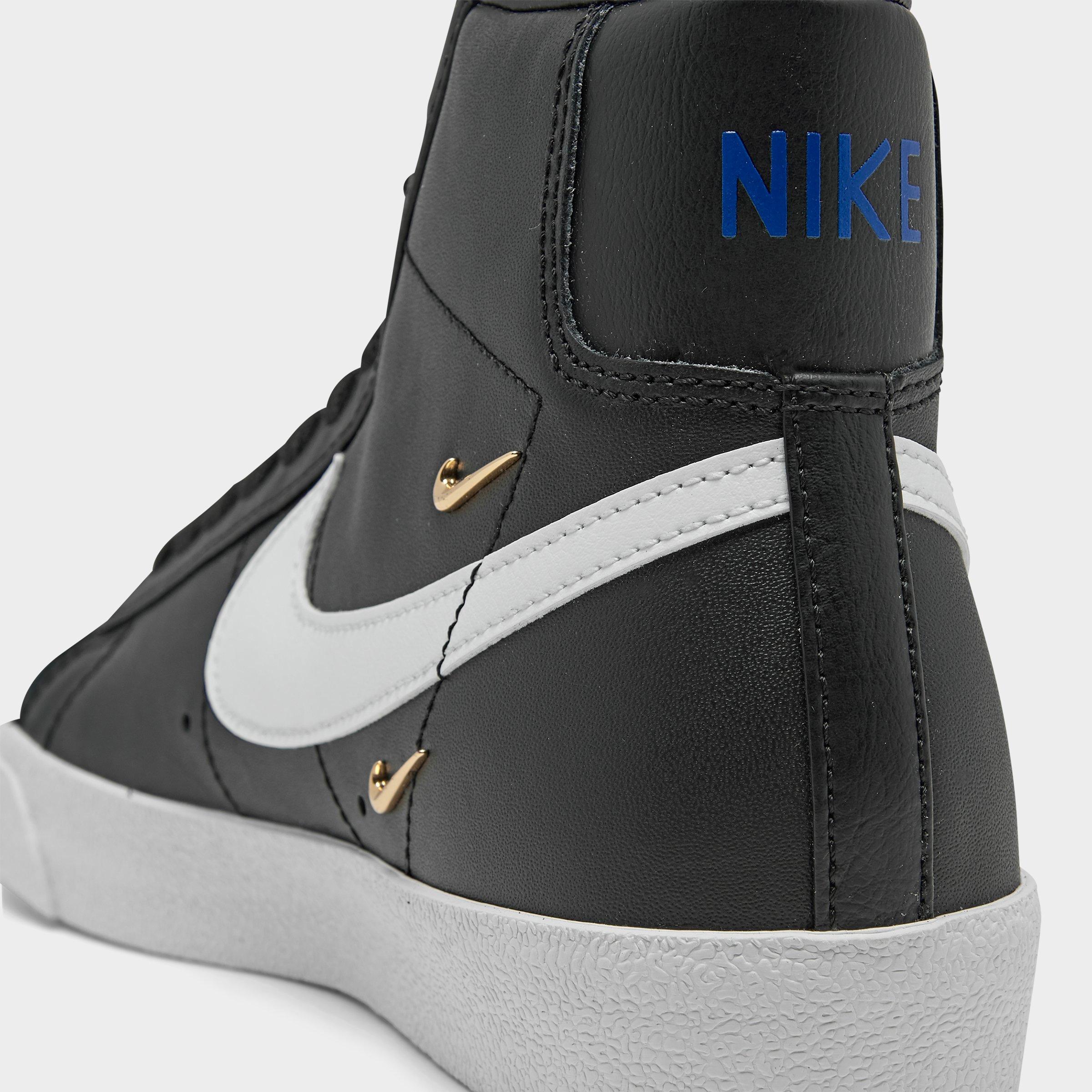 all black nike blazers high