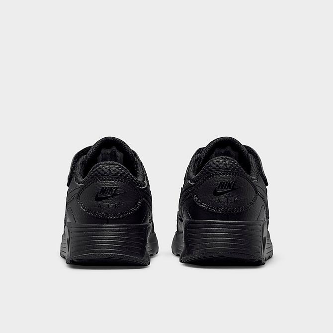 Left view of Little Kids' Nike Air Max SC Casual Shoes in Black/Black/Black Click to zoom
