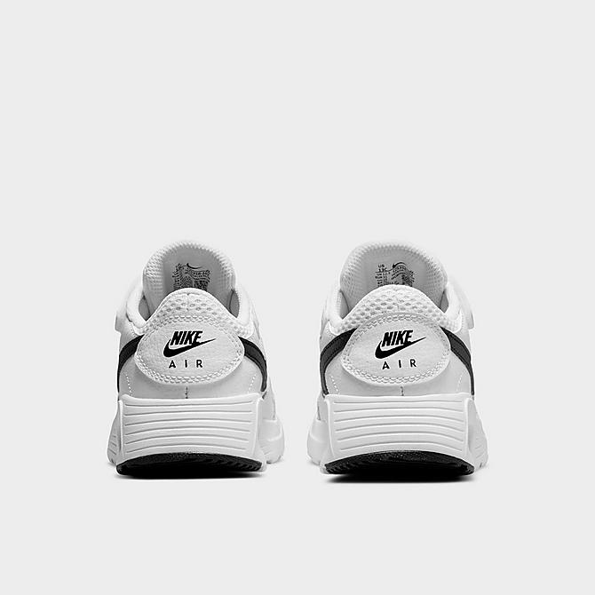 Left view of Little Kids' Nike Air Max SC Casual Shoes in White/Black/White Click to zoom