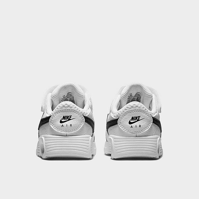 Left view of Kids' Toddler Nike Air Max SC Casual Shoes in White/Black/White Click to zoom
