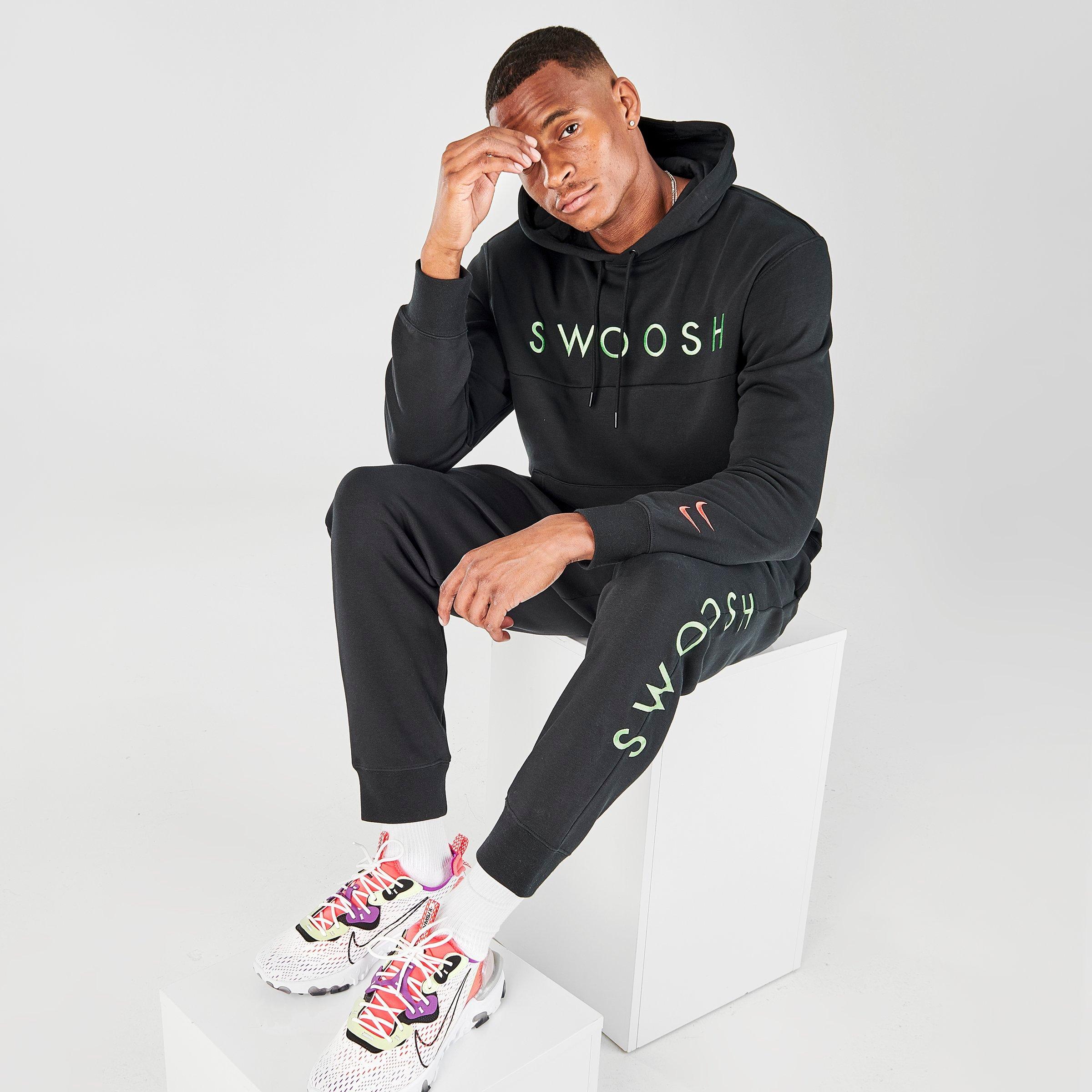nike swoosh logo hoodie