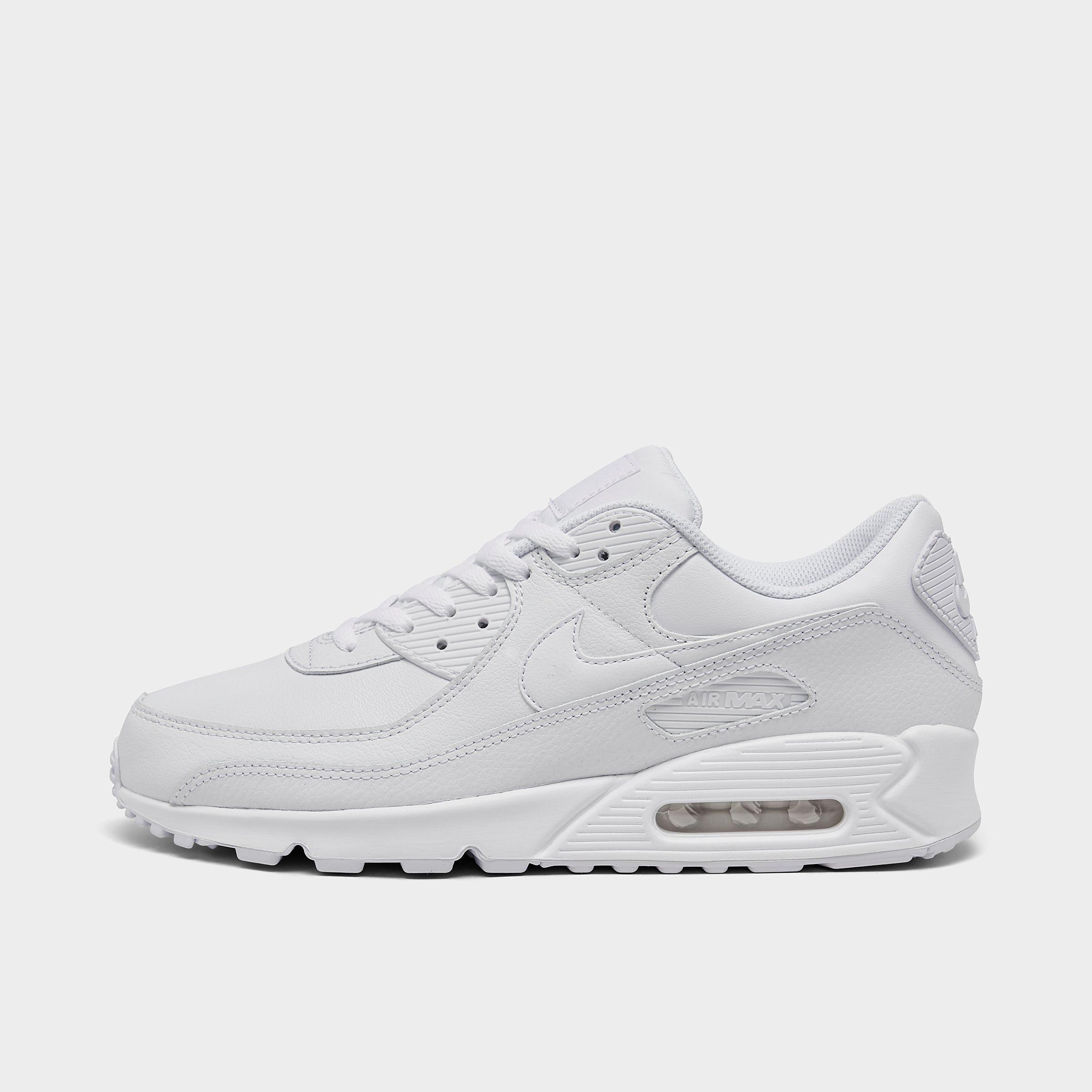 Mens Nike Air Max 90 Leather Casual Shoes