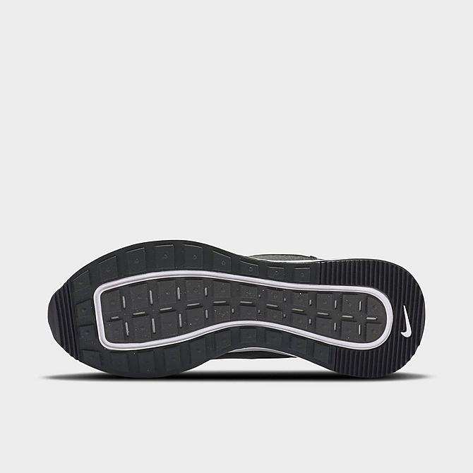 Bottom view of Men's Nike Reposto Running Shoes in Black/White/Dark Smoke Grey/Iron Grey Click to zoom