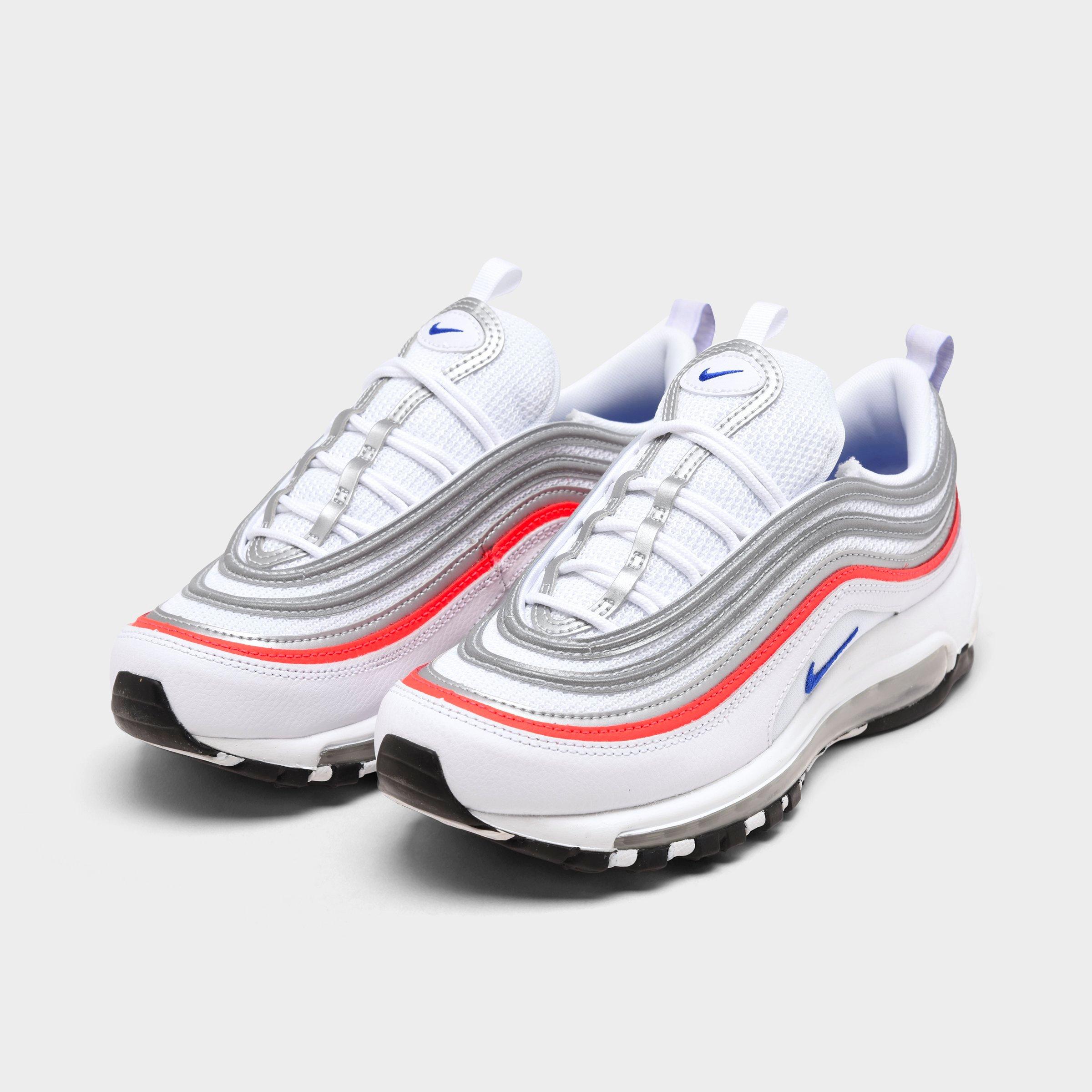 red white and blue air max 97