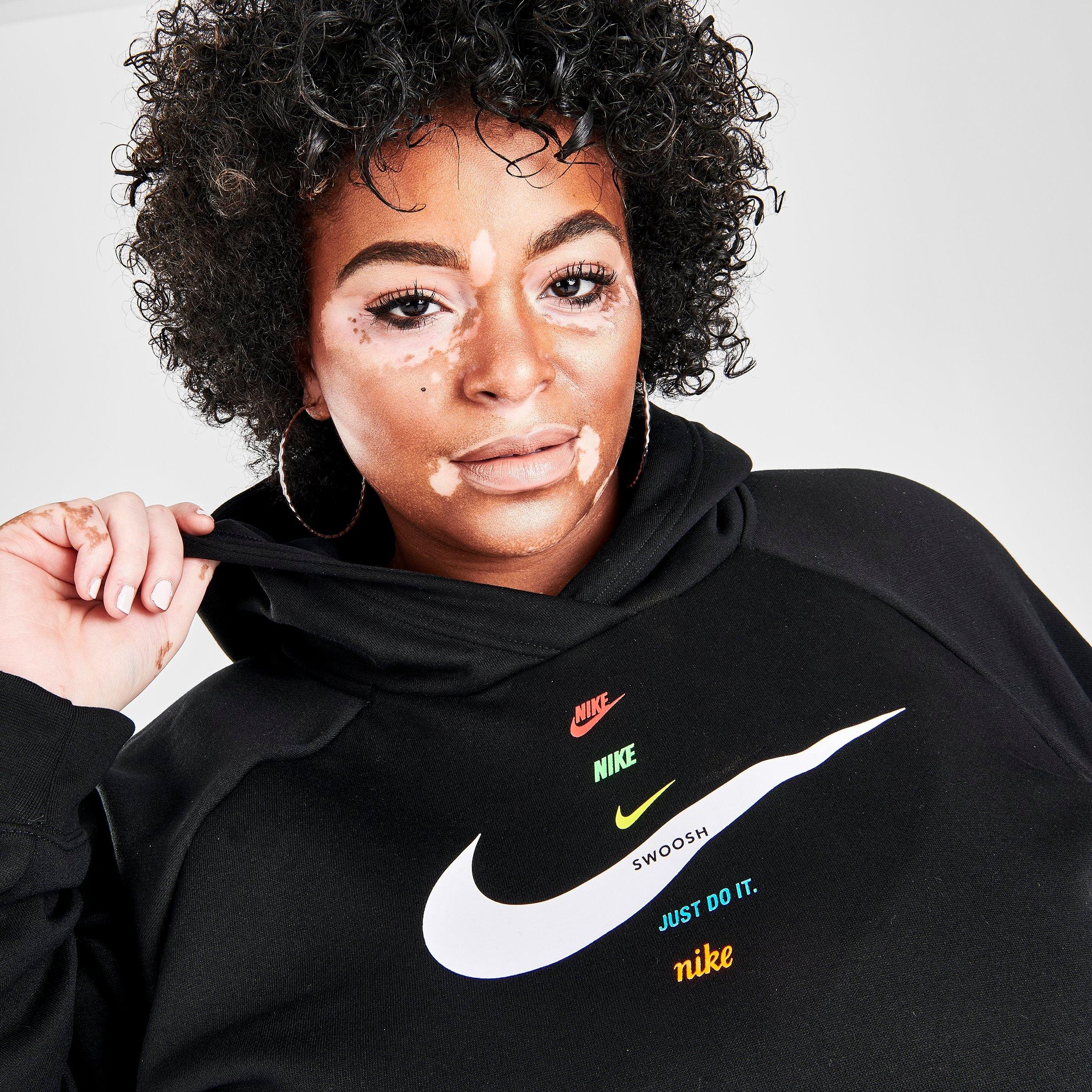 nike sportswear swoosh women's hoodie