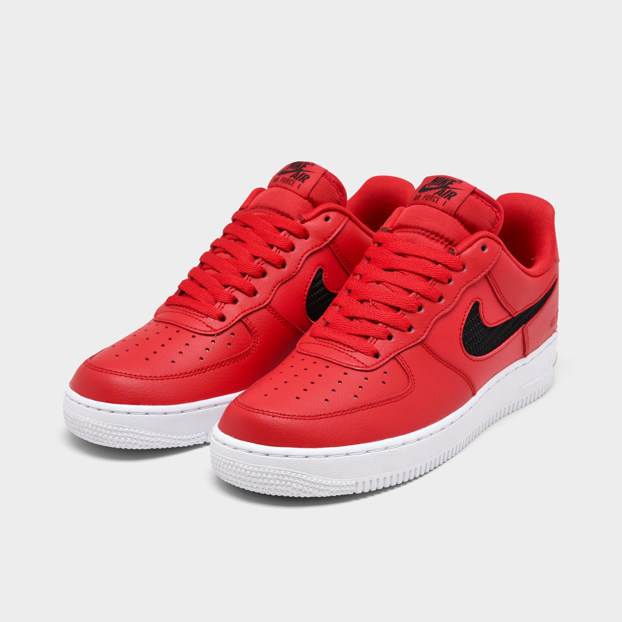 red and black air force 1 mid lv8