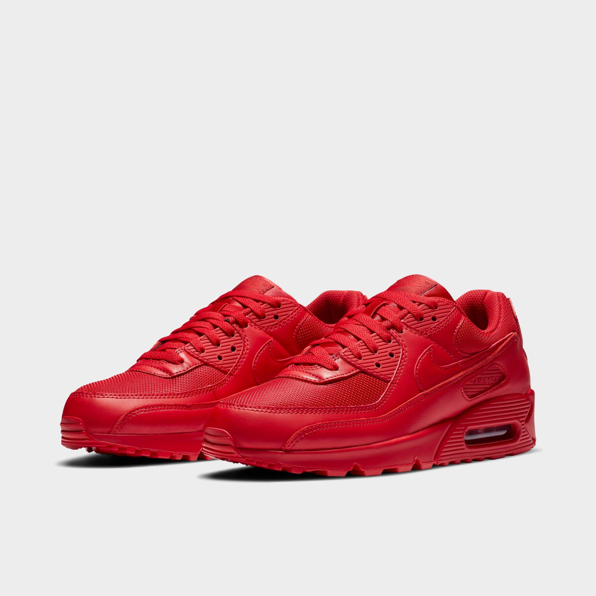 red nike air max shoes