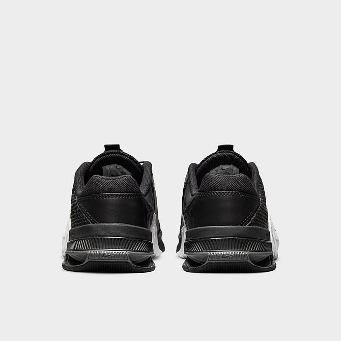 Left view of Women's Nike Metcon 7 Training Shoes in Black/White/Smoke Grey/Metallic Dark Grey Click to zoom