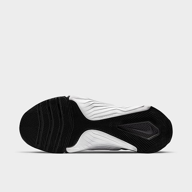 Bottom view of Women's Nike Metcon 7 Training Shoes in Black/White/Smoke Grey/Metallic Dark Grey Click to zoom