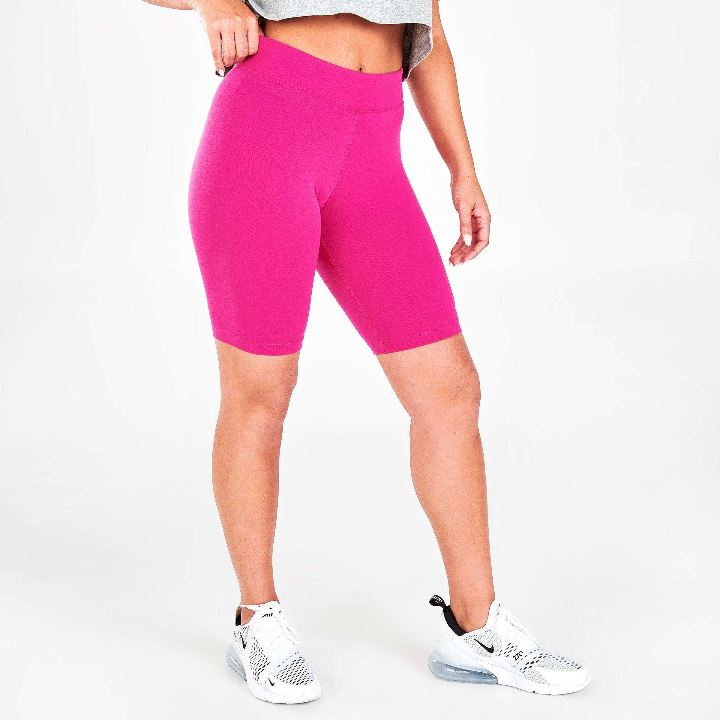 hot pink nike biker shorts