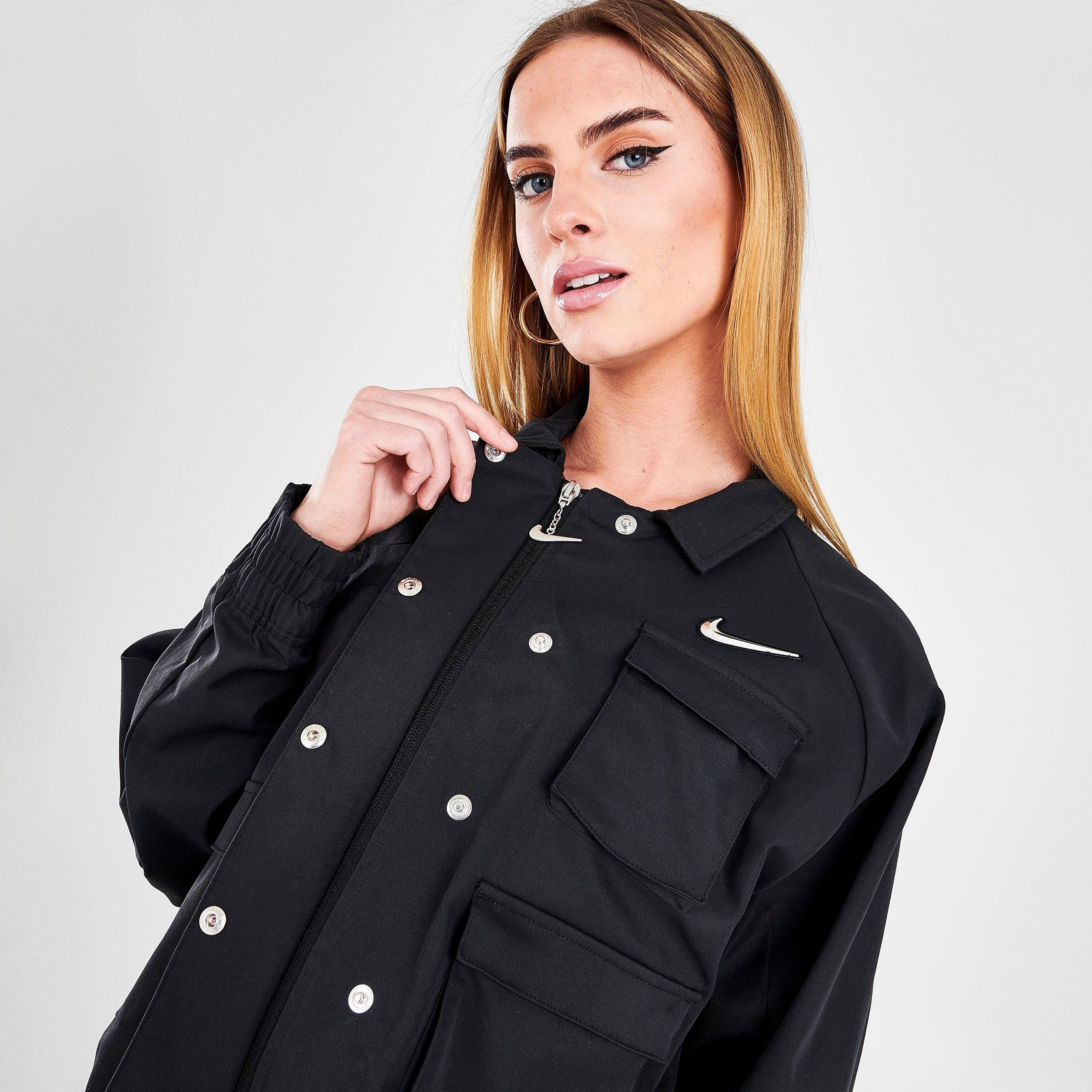 women's nike sportswear swoosh woven jacket