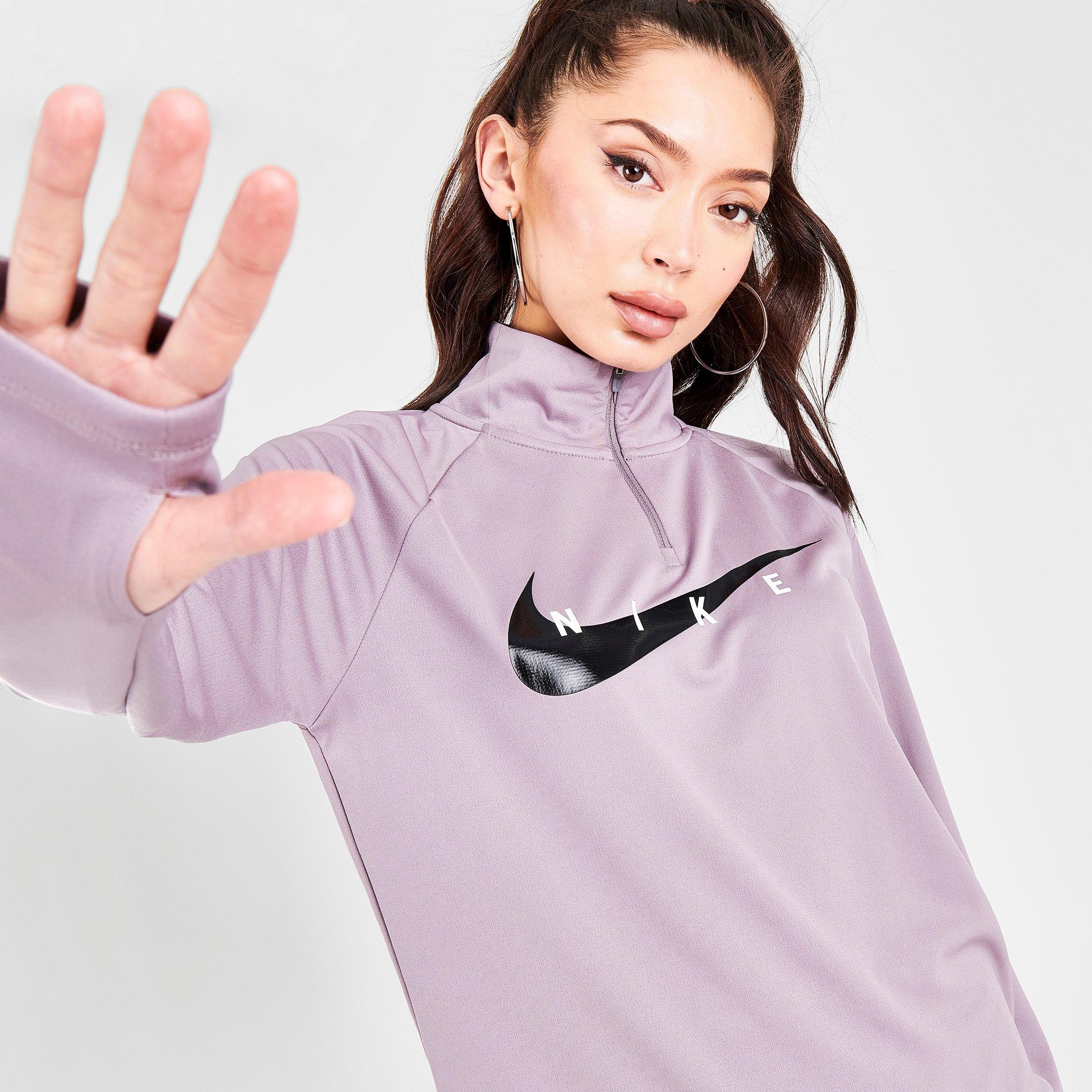 ladies nike half zip