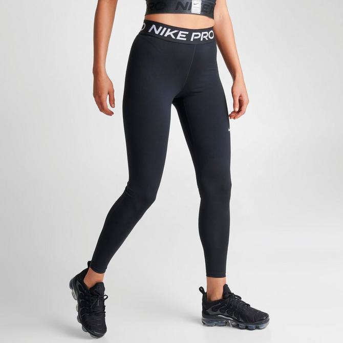 Adidas Girls Performance Tight Leggings - L (14) - Black/White