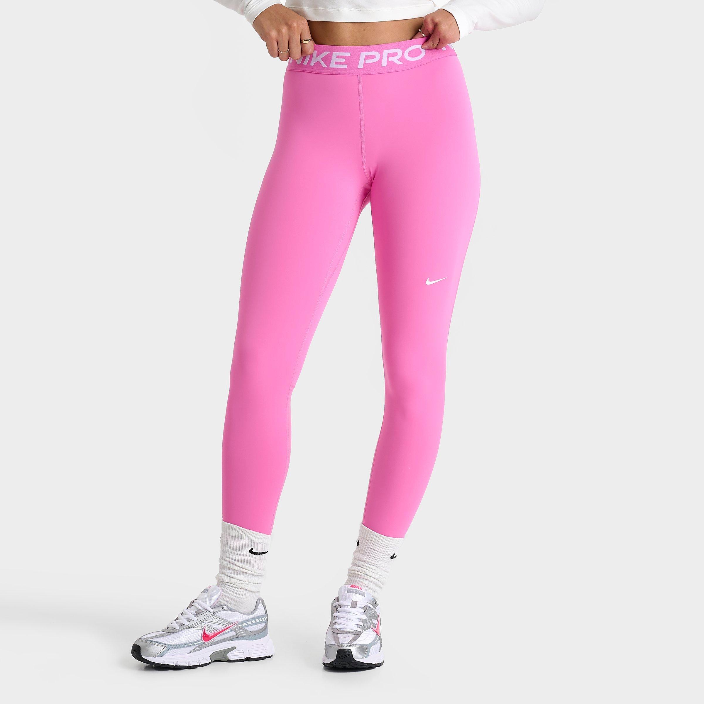 Women's Nike Pro 365 High-Waisted 7/8 Mesh Panel Leggings Finish