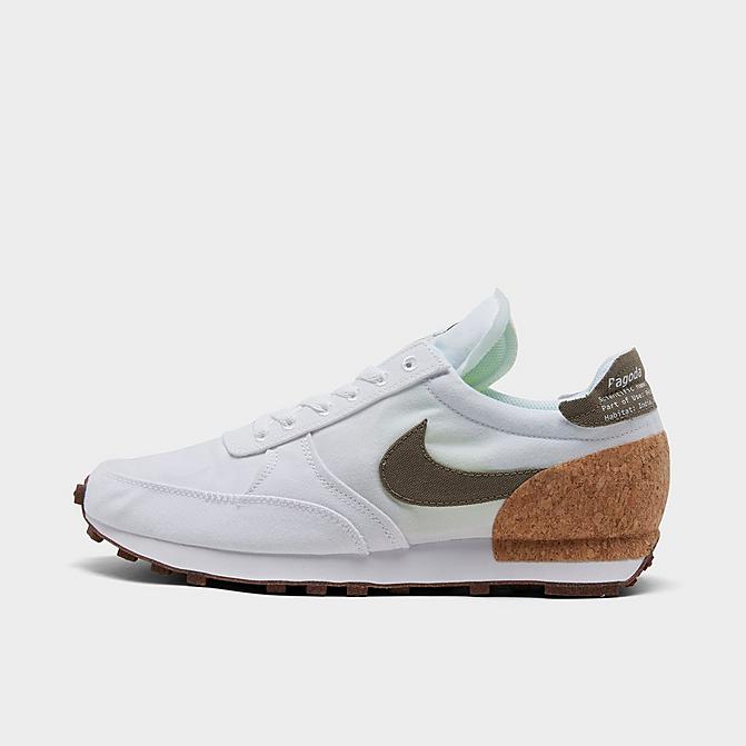 Right view of Nike DBreak-Type Plant Pack Casual Shoes in White/White/Volt/Galactic Jade Click to zoom