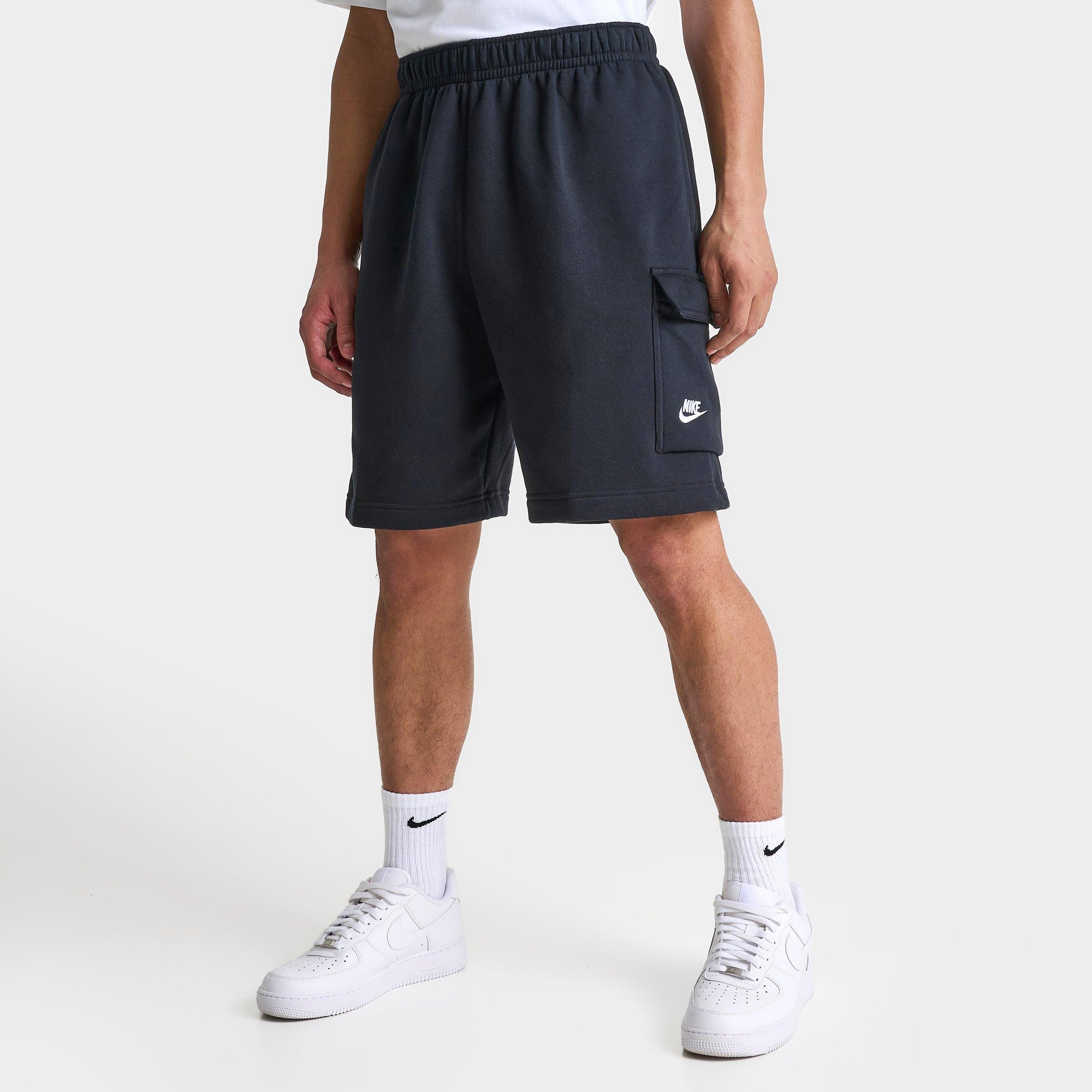 nike fleece cargo shorts