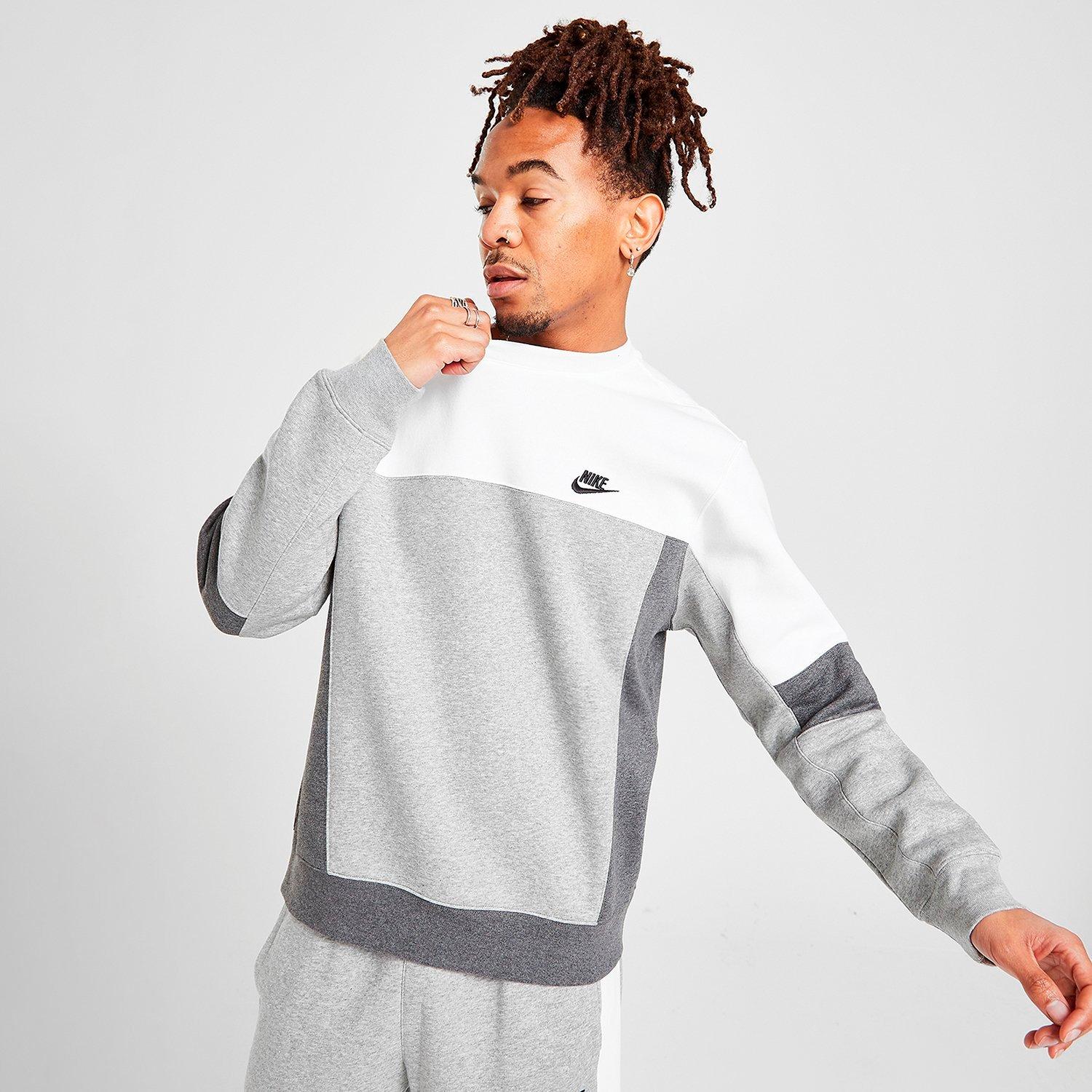 nike colour block sweatshirt