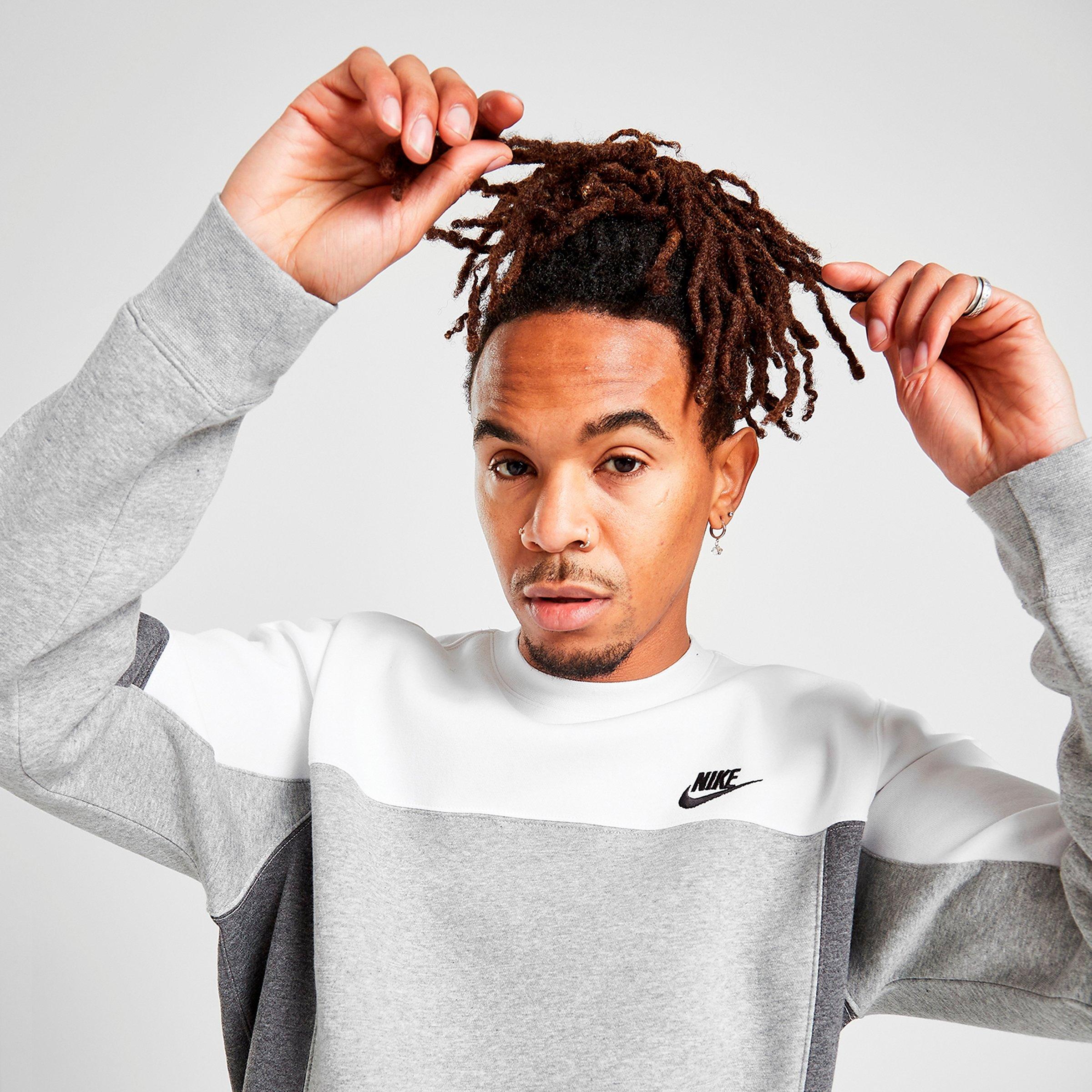 nike color block crewneck