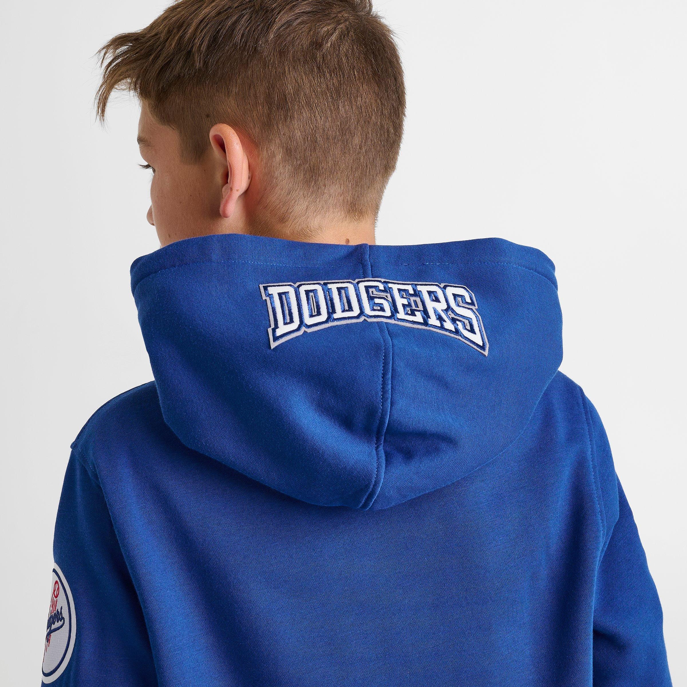 Big Kids' Pro Standard Los Angeles Dodgers MLB Emblem Pullover Hoodie