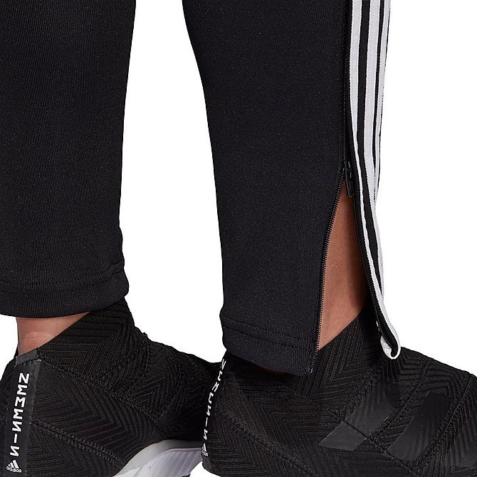 On Model 6 view of Women's adidas Tiro 19 Training Pants in Black/White Click to zoom