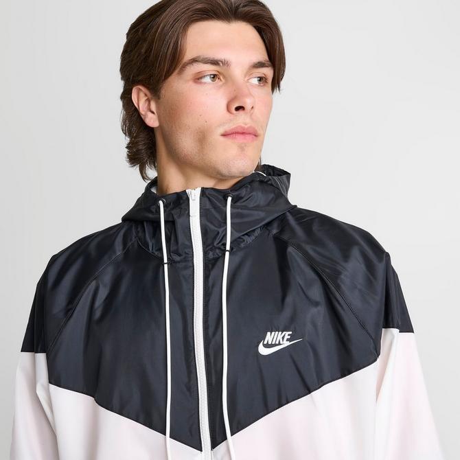 Nike Sportswear Windrunner Big Kids' (Boys') Jacket Standard Medium  Black/White/Grey